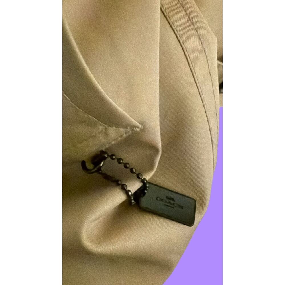 Coach Women's Trench Coat Size Large Leopard Print - Picture 7 of 7